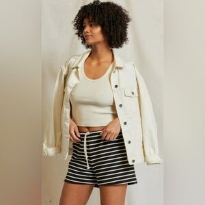Perfectwhitetee - Bennie Stripe Short